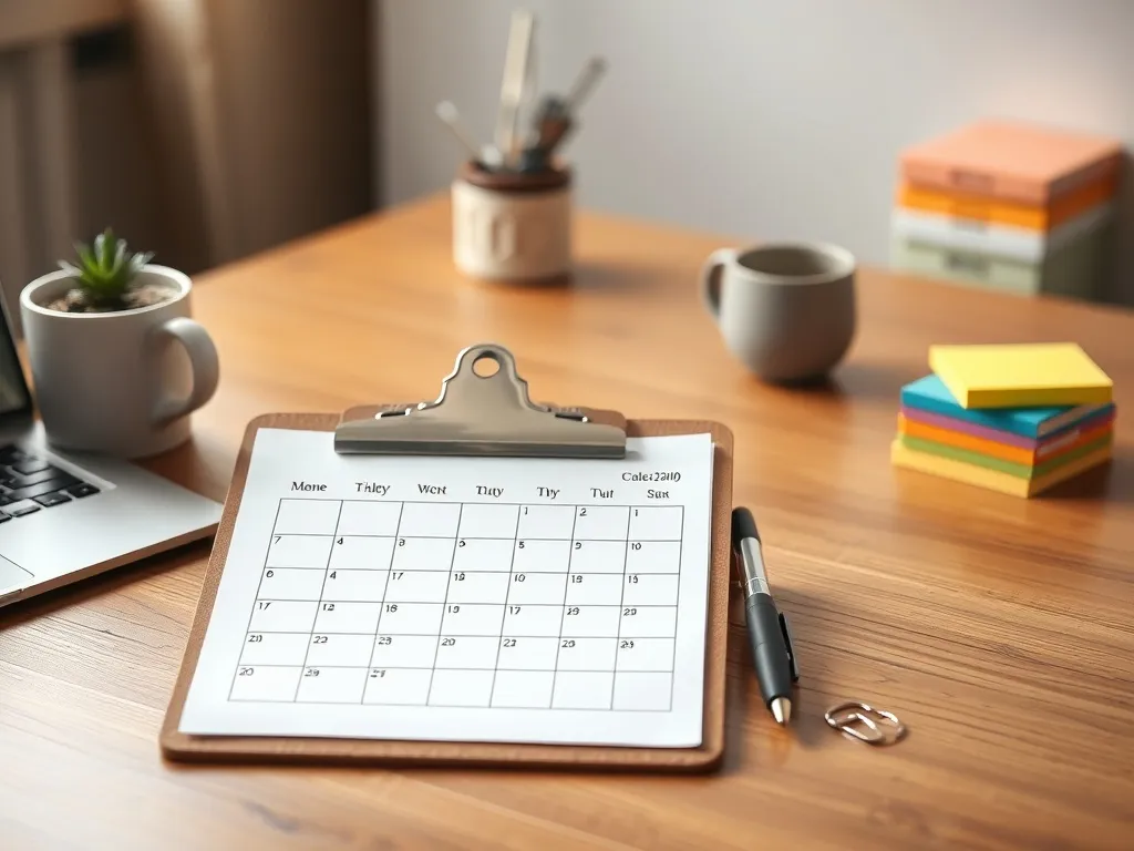 Miesięczny grafik pracy wzór do druku – gotowy szablon do pobrania